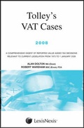 Cover: Tolley's VAT Cases 2008 - Butterworths Law