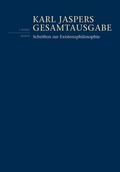 Cover: Schriften zur Existenzphilosophie - Schwabe Verlagsgruppe AG Schwabe Verlag