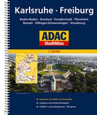 Abbildung von: ADAC StadtAtlas Karlsruhe/Freiburg mit Baden-Baden, Bruchsal, Freudenstadt, Pfor - ADAC Reiseführer
