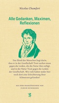 Cover: Alle Gedanken, Maximen, Reflexionen - Matthes & Seitz Berlin