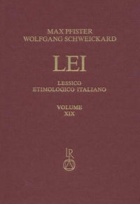 Abbildung von: Lessico Etimologico Italiano. Band 19 (XIX) - Reichert Verlag