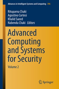 Abbildung von: Advanced Computing and Systems for Security - Springer