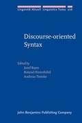 Cover: Discourse-oriented Syntax - John Benjamins Publishing Co