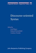 Cover: Discourse-oriented Syntax - John Benjamins Publishing Company