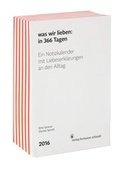 Cover: was wir lieben: in 366 Tagen - Verlag Hermann Schmidt