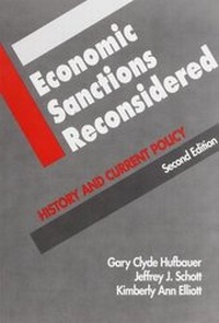 Enlarge image Cover: Economic Sanctions Reconsidered - Institute for International Economics,U.S.