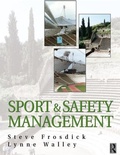Cover: Sports and Safety Management - Butterworth-Heinemann