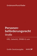 Cover: Personenbef&ouml;rderungsrecht Erg.-Heft - Manz