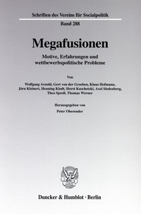 Abbildung von: Megafusionen - Duncker & Humblot