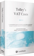 Cover: Tolley's VAT Cases 2011 - Tolley