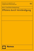 Cover: Effizienz durch Verst&auml;ndigung - Nomos