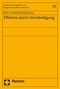 Abbildung von: Effizienz durch Verständigung - Nomos
