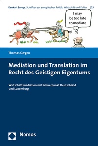 Abbildung von: Mediation und Translation im Recht des Geistigen Eigentums - Nomos
