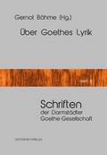 Cover: &Uuml;ber Goethes Lyrik - Aisthesis