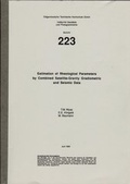 Cover: Estimation of Rheological Parameters by Combined Satellite-Gravity Gradiometric and Seismic Data - ETH Z&uuml;rich Inst. f. Geod&auml;sie u. Photogrammetrie