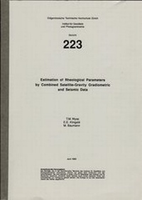 Enlarge image Cover: Estimation of Rheological Parameters by Combined Satellite-Gravity Gradiometric and Seismic Data - ETH Zürich Inst. f. Geodäsie u. Photogrammetrie
