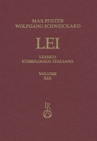 Abbildung von: Lessico Etimologico Italiano. Band 13 (XIII) - Reichert Verlag