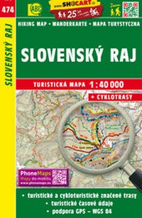 Abbildung von: Slovenský Raj / Slowakisches Paradies (Wander - Radkarte 1:40.000) - SHOCart