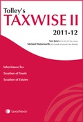 Cover: Tolley's Taxwise II 2011-12 - Tolley