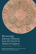 Cover: Vernacular Literary Theory from the French of Medieval England - D.S. Brewer