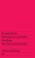Cover: Dichtung als symbolische Handlung - Suhrkamp