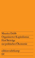 Cover: Organisierter Kapitalismus - Suhrkamp