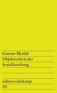 Abbildung von: Objektivität in der Sozialforschung - Suhrkamp
