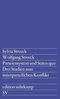Enlarge image Cover: Parteiensystem und Status quo - Suhrkamp