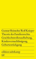 Cover: Theorie des Familienrechts - Suhrkamp