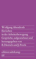 Cover: Ein Leben in der Arbeiterbewegung - Suhrkamp
