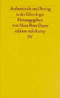 Cover: Authentizit&auml;t und Betrug in der Ethnologie - Suhrkamp