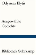 Cover: Ausgew&auml;hlte Gedichte - Suhrkamp
