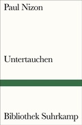 Cover: Untertauchen - Suhrkamp