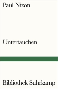 Abbildung von: Untertauchen - Suhrkamp
