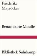 Cover: Benachbarte Metalle - Suhrkamp