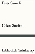 Cover: Celan-Studien - Suhrkamp