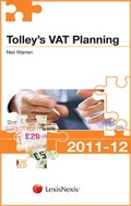 Cover: Tolley's VAT Planning 2011-12 - Tolley