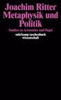Cover: Metaphysik und Politik - Suhrkamp