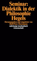 Cover: Seminar: Dialektik in der Philosophie Hegels - Suhrkamp