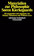 Cover: Materialien zur Philosophie S&oslash;ren Kierkegaards - Suhrkamp