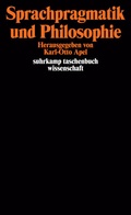 Cover: Sprachpragmatik und Philosophie - Suhrkamp