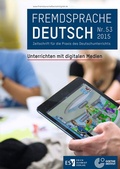 Cover: Fremdsprache Deutsch - - Heft 53 (2015): Unterrichten mit digitalen Medien - Erich Schmidt Verlag
