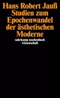 Cover: Studien zum Epochenwandel der &auml;sthetischen Moderne - Suhrkamp