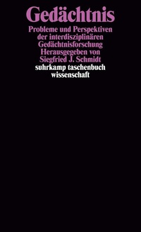 Abbildung von: Gedächtnis - Suhrkamp