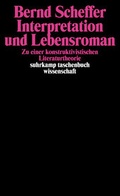 Cover: Interpretation und Lebensroman - Suhrkamp