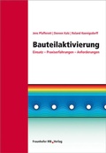 Cover: Bauteilaktivierung - Fraunhofer IRB Verlag