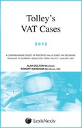 Cover: Tolley's VAT Cases 2012 - Tolley