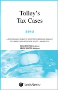 Cover: Tolley's Tax Cases 2012 - Tolley