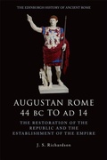 Cover: Augustan Rome 44 BC to AD 14 - Edinburgh University Press