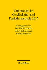 Abbildung von: Enforcement im Gesellschafts- und Kapitalmarktrecht 2015 - Mohr Siebeck